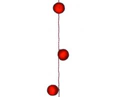 Blachere Illumination A790R Ãclairage de NoÃ«l Guirlande Boule Velours Rouge 3,4 cm