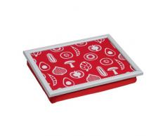 Premier Housewares 1207922 Plateau Repas avec Coussin Rouge