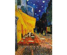 1art1 Vincent Van Gogh Poster - Terrasse du CafÃ©, Place du Forum Ã Arles Le Soir, 1888 (91 x 61 cm)