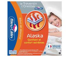 Bleu Câlin Traversin Confort Alaska Blancs 140 cm PCPI