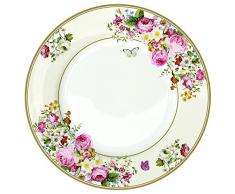 JD Diffusion 1359BLOC Blooming Assiette Ã Plate Blanc