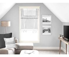 Soleil docre Forever Brise bise, Voile, Coton, Blanc, 60 x 120 cm