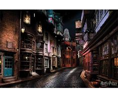 Lotmusic Wizarding World Harry Potter-diagon Alley Poster maxi, Multicolore, 61 x 91.5 cm