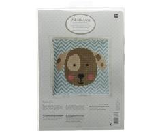 Rico Design Kit de Coussin pour Chien 42Â cm/42Â cm, Multi