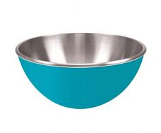 Zakdesigns 0412-8251 Gemini Bol Acier Inoxydable Bleu 16 cm