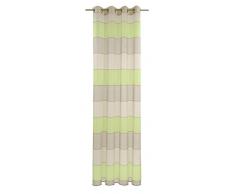 Deko Trends Optima 6236702 60 Rideau à 8 Oeillets Vert 245 x 144 cm