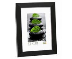 Deknudt Frames S41VK2 Cadre Photo RÃ©sine Fin Noir 20 x 60 cm