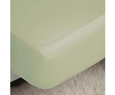 Belledorm Drap housse Percale 2 personnes Vert pomme