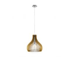 Eglo Lampe, Acier Bois, Nickel mat, Ã 38 cm