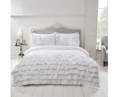 Rapport Parure de lit Flamenco, Gris, Blanc, Simple