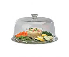 Creatable, 20132, Serie Plats de Service, 2 piÃ¨ces, Verre, Transparent, 45 x 35 x 36 cm