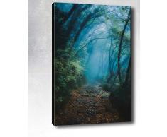 Bonamaison Peinture sur toile, multicolore, 30 x 40 cm - Conçu et fabriqué en Turquie