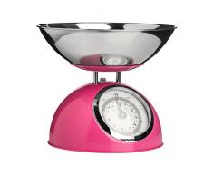 Premier Housewares 0807279 Balance de Cuisine Electronique avec Bol Acier Inoxydable Fuchsia