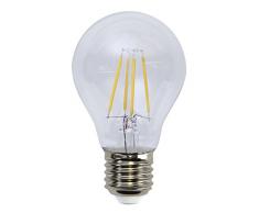 Star 352-23 Ampoule à DEL Filament LED, E27, A, 4 W, Transparent, 10,5 x 6 x 6