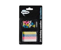 Chef Aid Bougies danniversaire x 24