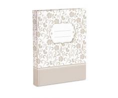 Mareli Album Photo 23 x 30, 60 Pages avec Papier de Soie, Blanc