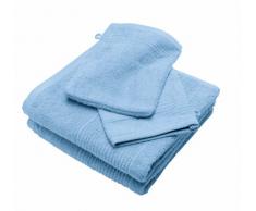 Fleuresse 2828 Fb. 2 Ensemble Ã©ponge 4 PiÃ¨ces 2 x Serviette 50-100 + 2 x Gant de toilette 16-21