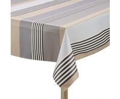 Nydel EP542LCMU13 Nappe Jacquard Betty Anti Tache, Ardoise, 170 x 300 cm