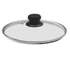 Stoneline 8094 Couvercle en verre, diamètre 28 cm, Compatible avec tous les poêles et casseroles, diamètre 28 cm