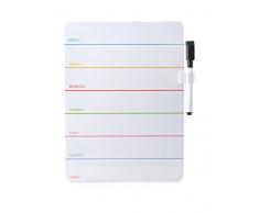 Ardoise Kikkerland effaÃ§able Ã sec Semainier 24 x 19 cm