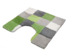 Kleine Wolke 5426617129 Caro Tapis de bain WC Polyacrylique Chardon Vert 55 x 55 x 2 cm
