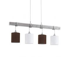 Eglo Townshend 2 Suspension en acier Blanc/patine 60 W