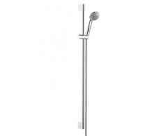 Hansgrohe 27729000 7918600 Crometta 85 1Jet Garniture de douche avec barre de douche 90 cm Chromé