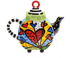 Enesco 334015 THEIERE Un Nouveau Jour, ceramique, Multicolore, 2 cm