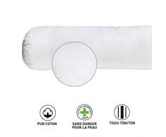 Blanrêve - Traversin - Confort Ferme - Esthétique - 90 cm , Blanc