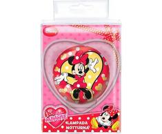 Vamos 30105 VEILLEUSE - LAMPE DE NUIT MINNIE MOUSE 15,5X9CM, Multicolore