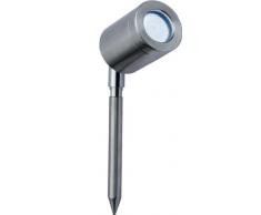 First Light Suspension à 1 W/1 x LED Haute Puissance LED Ip65 Spot à Piquet INOX LEDs, White