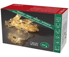 Konstsmide 3144-803 Guirlande Lumineuse Décorative à LED Métal, 0.6 W, Blanc