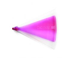 Lily cook KP5022 Poche A Douille Double en Silicone - Couleur ALEATOIRE, Autre, Noir/Marron/Rose/Violet