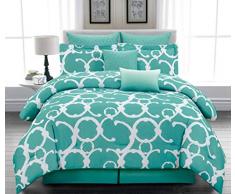 Duck River Doudou gÃ©omÃ©trique Canard, Bleu Sarcelle, King