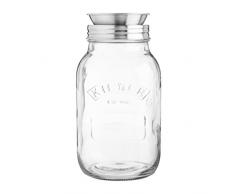 karis 0025.815 SPIRALIZER avec Bocal 1 L, Verre, Transparent, 21,3 x 10 x 24,5 cm