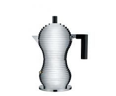 Alessi | Pulcina MDL02/3 B - CafetiÃ¨re Expresso Design en Fonte dAluminium et PA, 3 Tasses, Noir