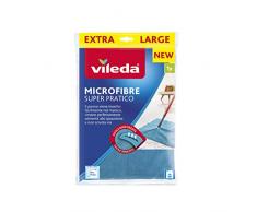 Vileda Super Pratico Chiffon, Microfibre, Bleu, 18 x 24 x 0,1 cm