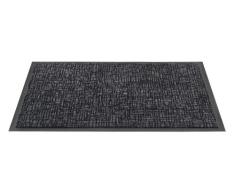HMT Paillasson Gris Anthracite Modèle Valentino 80 x 60 x 0,6 cm