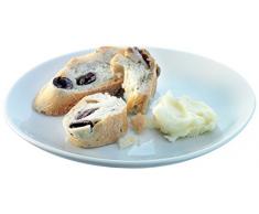 LSA International 16Â cm Dine Assiette Ã gÃ¢teau/Pain coupÃ©, Blanc (Lot de 4)