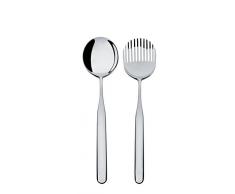 Alessi Is02/14 Collo-alto Couverts Ã Salade en Acier Inoxydable 18/10 Brillant