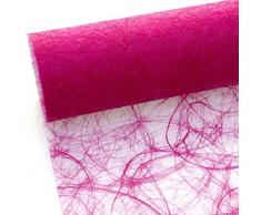 HKT Home Deco Sizoweb Chemin de Table Roses 30Â cm Rouleau 25Â m 64Â 019Â de r