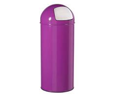Poubelle Ã Trappe, 45 L, Violet Securite