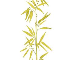 Livingwalls Panneau mural autocollant Pop Up Panel vert blanc 2,50 m x 0,35 m 942731