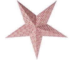 Blachere JT160RBL Etoile de Noel Papier rouge et blanc