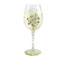 Lolita GLS11-5599J Verre Bouquet de la MariÃ©e Standard Verre Ã Vin Multicolore 22,5 cm