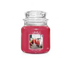 Yankee Candle bougie jarre parfumée, taille moyenne, Gin fizz à la grenade, collection Noël alpin, jusquâà 75 heures de combustion