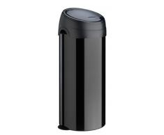 Meliconi Poubelle Soft-Touch Noire en MÃ©tal - 40 litres