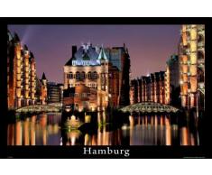 Empire 499066 German Cities Poster Ville de Hambourg 91,5 x 61 cm