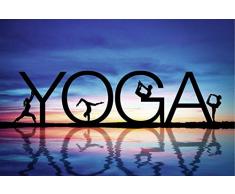 Scenolia Tableau sur Toile Yoga 60 x 40 cm | déco Murale 100% Fabrication française