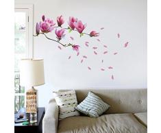 Walplus Autocollant mural dÃ©coratif Magnolias